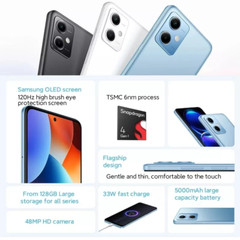 Xiaomi Redmi Note 12 5G 128/256GB ROM 48MP Snapdragon4Gen1 5000mAh 33W 6.67″
