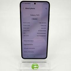 Broken Unlocked Samsung Galaxy S23 8GB RAM 128GB SM-S911U cracked lens
