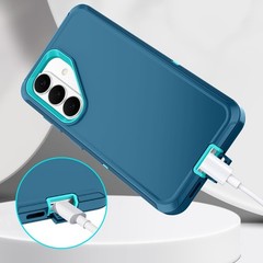 Samsung Galaxy S26 Plus Case Heavy Duty Protective Shockproof 3-Layer Turquoise