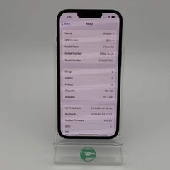 T-Mobile Apple iPhone 13 128GB 18.1.1 Midnight MLML3LL/A