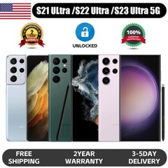 🔥NEW Samsung Galaxy S23 Ultra /S21 Ultra /S22 Ultra 128GB 256GB 512GB Unlocked