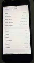 Apple iPhone SE (3rd Generation) 100% Battery – 5G Unlocked 64GB-good Condition