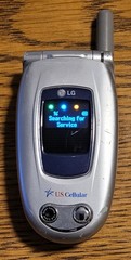 LG VX6000 – Silver and Blue ( U.S. Cellular ) Very Rare CDMA Flip Phone – READ