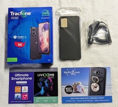Moto G Power 5G 6.7″ 8GB/128GB + 1 Year Tracfone Plan 1500 Min/Text, 1.5 GB Data