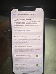 IPhone 12 Pro 128gb AT&T Blue Battery 79% Acceptable
