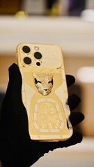 CUSTOM 24k Gold Apple iPhone 17 Pro Max PANTHER Diamond Incrustations 1 TB