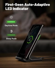 15W Fast Wireless Charger for iPhone 17 16 15 14 13 Pro Max, Samsung Galaxy S25