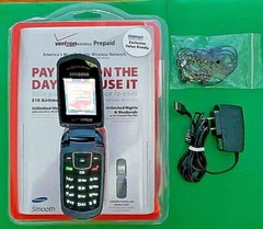 Samsung Smooth SCH-U350 – Blue (Verizon) Original Packaging Works Perfectly
