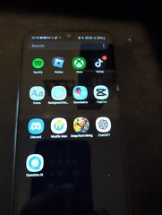 Cell With Tik Tok App And Capcut