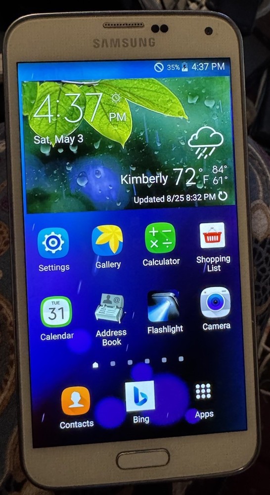 Samsung Galaxy S5 SM-G900R4 (US Cellular) White 16GB Fast Ship Good Used Blemish