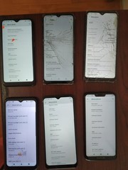 Lot of 6 Moto g play(2021) 32GB /g(7)power/LG K51 /REVVL4/Stratus C8/TCL30T 32GB