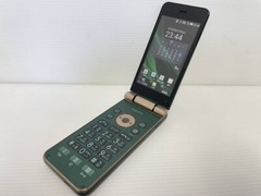 au AQUOS K SHF34 flip phone Keitai Green ANDROID 4G UNLOCKED JAPAN