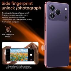 Unlocked G17 Pro Max 128G Dual Sim 5G Cell Phone Smartphone Android 15