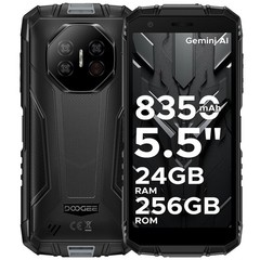 DOOGEE Fire3Ultra Android 15 Rugged Phone Unlocked Smartphone 24GB+256GB 8350mAh