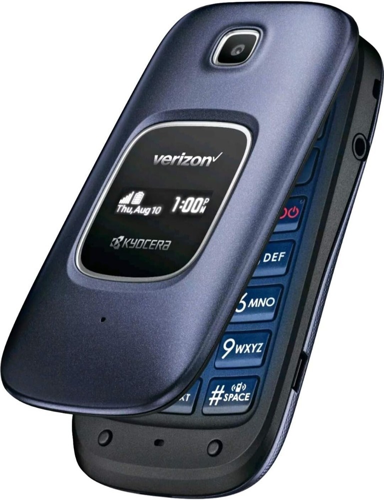 Kyocera Cadence S2720 16 GB Blue Unlocked Excellent Condition Flip Phone