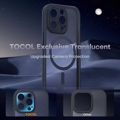 Magnetic for iPhone 14 Pro Case, Upgraded Full Camera Protection, Drop Protectio