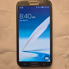 Samsung Galaxy Note II – 16 GB – Titanium Gray Model # SCHR950