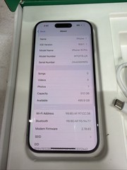 iPhone 15 Pro 512GB Unlocked Natural Titanium, 88% Battery (SCREEN ISSUE)