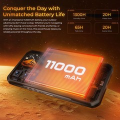 5G OUKITEL WP66 Rugged Phone Android 16 Mobile Waterproof IP68 Dual Screen 108MP