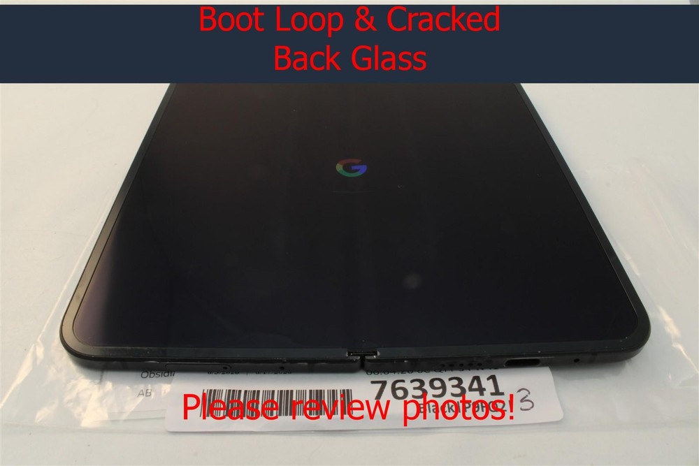 DEFECTIVE Google Pixel 9 Pro Fold Factory Unlocked Unlockable Bootloader 7639341