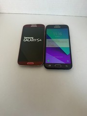 ** LOT of 2 Samsung Galaxy S4 SGH-I337 & SM-J327A BOTY 16GB AT&T / TracFone**