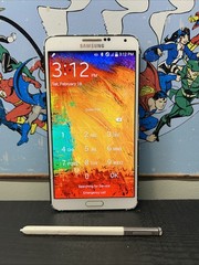 Samsung Galaxy Note 3 – 32 GB – Classic White Verizon With Pen Password Locked🔥