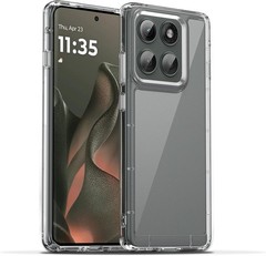 1. For Motorola Edge 2025, Military Grade Drop Protection Case, Shockproof Clear