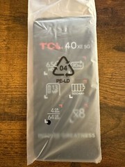 TCL 40 XE 5G, 4GB + 64GB, Verizon Prepaid Smartphone (Starlight Black)
