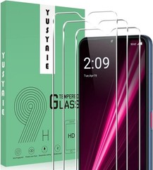 3 Pack Tempered Glass Screen Protectors for T-Mobile Revvl 6 5G & 6X 5G 9H HD