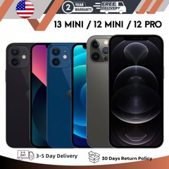 New Apple Iphone 13 Mini 12 Mini 12 Pro Unlocked All Carrier 2 YEAR WARRANTY