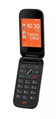 New Sealed Consumer Cellular Iris Flip Phone (8GB) 5.0MP Camera 4G LTE- Red