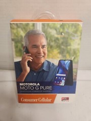 PREPAID Motorola Moto G Pure Smartphone 32GB Consumer Cellular Open Box
