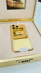 24k Gold Plated Apple iPhone 17 Pro Max Engraved Diamond Incrust 2 TB Custom