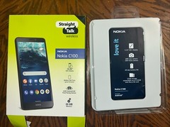 Straight Talk Nokia C100 STNKN152DCP WP 32GB ROM Prepaid Smartphone Black