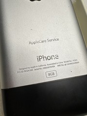 RARE AppleCare Service Loaner iPhone 1st Generation 8GB MB190LL A1203 2G + Box