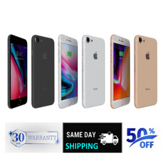 Apple iPhone 8 Gold/Gray (64GB 128GB 256GB) Unlocked Verizon T-Mobile LTE