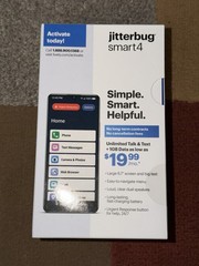 Lively Jitterbug Smart4 Smartphone for Seniors BRAND NEW SEALED IN BOX.