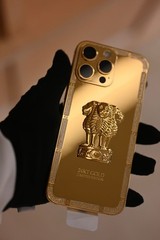 🌍 Custom 24K Gold iPhone 16 Pro Max – Ashoka Edition (512GB | Unlocked)