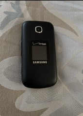 Samsung Gusto 3 SM-B311V Verizon Black Flip Phone 64MB Bluetooth CDMA tested/wrk