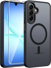 Matte Translucent Military Grade Protection Case for Galaxy A17/A16 5G – Black