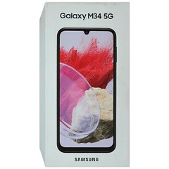Samsung Galaxy M34 5G Prism Silver 128GB + 6GB Dual-SIM Unlocked GSM NEW