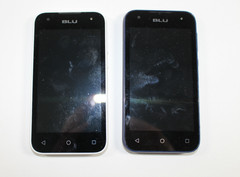 Lot of 2 Blu Studio J1 Cell Phones For Repair Parts Only Not Tested