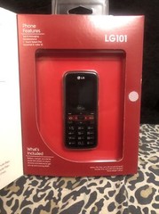 LG101 Virgin Mobile Slim Talk & Text Cell Phone- New