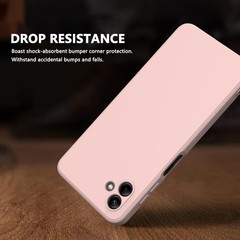 Scratch Resistant Slim Thin Case for Samsung Galaxy A05 Pink Soft Touch Cover