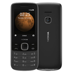 Nokia Phone225 4G 2.4″ Dual Sim 128MB FM MP3 Cellphone Black Color