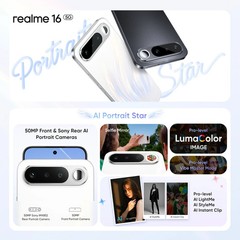 realme 16 5G (Black, 256 GB 8GB RAM) Dimensity 6400 Turbo 6.57″ Gobal Version