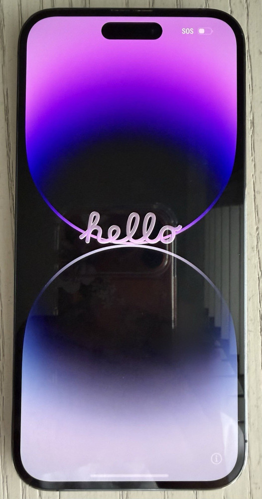 Apple iPhone 14 Pro Max Deep Purple 256GB Cellular Unlocked 79% Battery Life