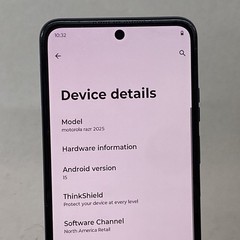 Motorola Razr 2025 XT2553-3 256GB Factory Unlocked Gibraltar Sea READ