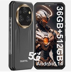 2025 WP39Pro Rugged Phone 5G Unlocked Smartphone 36GB+512GB 11000mAh NFC Phone