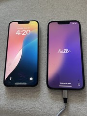 2X Broken iPhone 13 128 256GB Unlocked For Parts Or Repair No IC